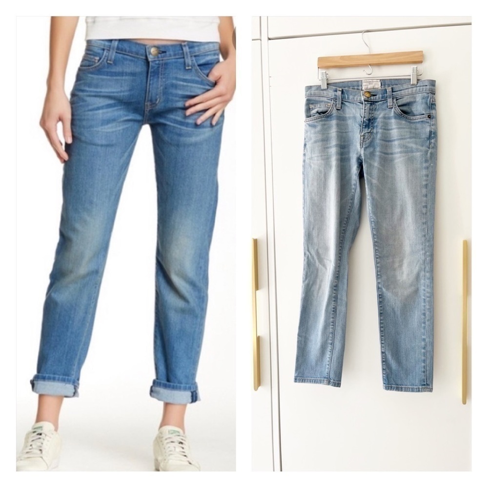 CURRENT Elliott The Fling Roadster Cropped Jeans